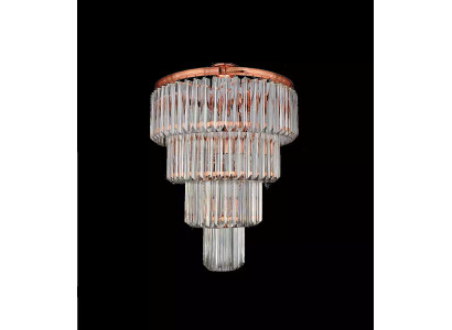 Lampada a soffitto, lampadario di lusso in oro, lampadario di cristallo a cassonetto d'arte