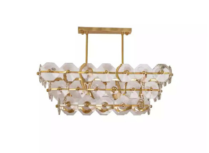 Lampadario Moderno Lampada a Sospensione Illuminazione Lampadari in Cristallo nuovo