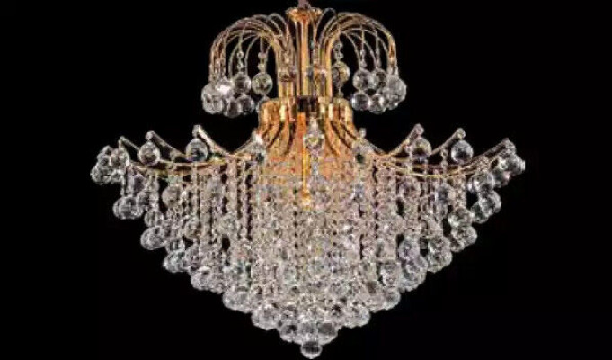 Lusso Lampadario Lampadario Lampada da soffitto Lampadario Lampade Oro Arte