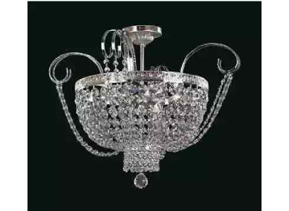 Lustro lampadario soffitto lusso lampadario lampada a soffitto argento cristallo