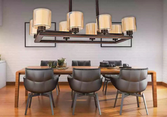 Lampada a soffitto lampadario lampada a sospensione in stile moderno per sala da pranzo.