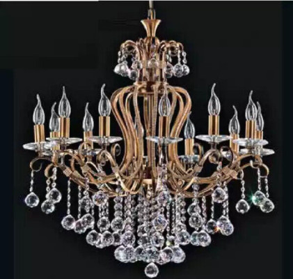 Lustro di lusso lampadario lampadario lampadario soffitto cristallo oro 88x100