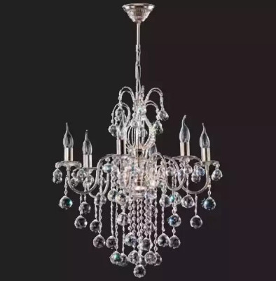 Lampada a sospensione in argento lampadario lampadario lampadario lampadario lume di cristallo