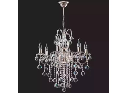 Lampada a sospensione in argento lampadario lampadario lampadario lampadario lume di cristallo