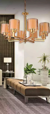 Lampadario stile moderno Plafoniera bellissima Lampada Oro nuova Lusso