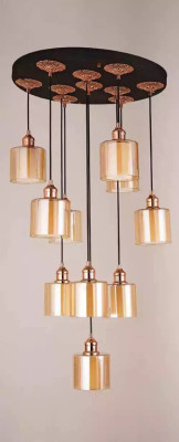 Eleganti lampadari a cristalli lussuosi plafoniere lampade a sospensione oro