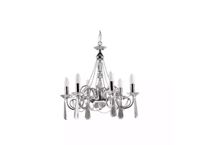 Argento Lussuoso Lampadario a Corona a Sospensione Lampadario Lampadario Pendente Arte Moderna