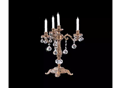 Portacandele classico portacandele portacandele dorato candelabro