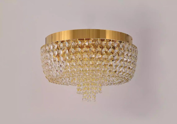 Soffitto lampadario di lusso oro lampadario lampada a soffitto lampadario cristallo arte