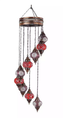 Lustro lampadario lampadario lampada a soffitto Lampade in vetro 45x145cm