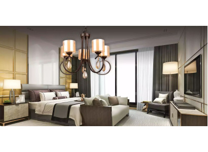 Lampada a soffitto Lampade a soffitto di lusso Stile lampadario Lampada da soffitto per soggiorno