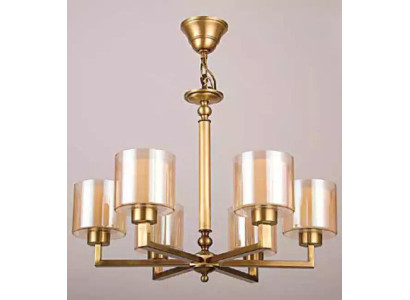 Lampada da soffitto soggiorno paralumi lampadario in vetro di lusso