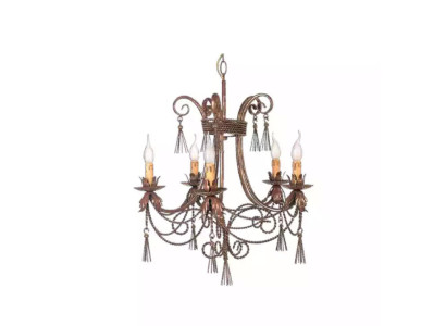 Lampada da soffitto Lampadario Lampadario Lampade in metallo dorato Arte