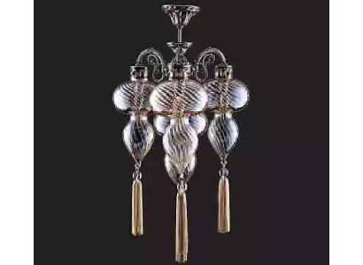 Lampade Lampadario Lampadario Lampadario Lampada da soffitto Vetro Argento Nuovo