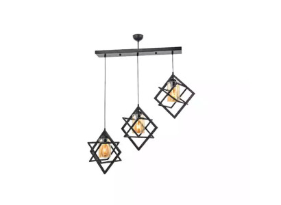 Plafoniera Black Pendelleuchte lussuoso lampada da interno per soggiorno