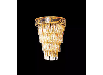 Plafoniere Applique Parete Lampada da parete Lampadario Lampade a parete Cristallo Oro