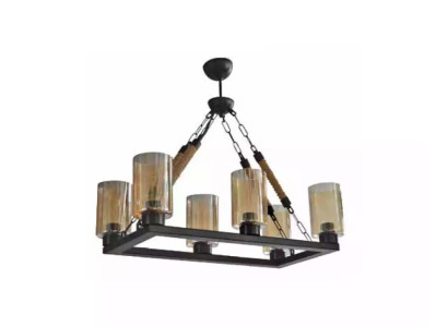 Lustro lampadario lampadario soffitto lampada lampade vetro nero