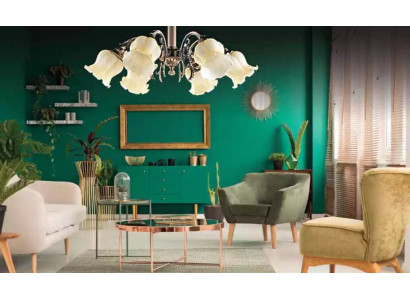 Lustro lampadario lampadario lampadario lampada lampade argento beige