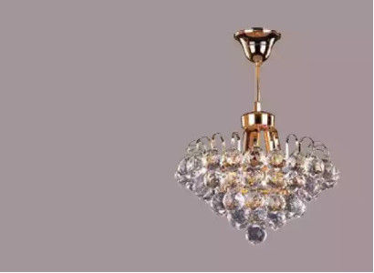 Lampada a soffitto Lampadario Lampadario in oro Lampadario di cristallo Lampada