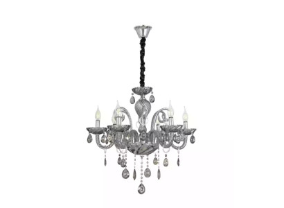 Lampadario per il soggiorno interno in cristallo lucente nuovo.