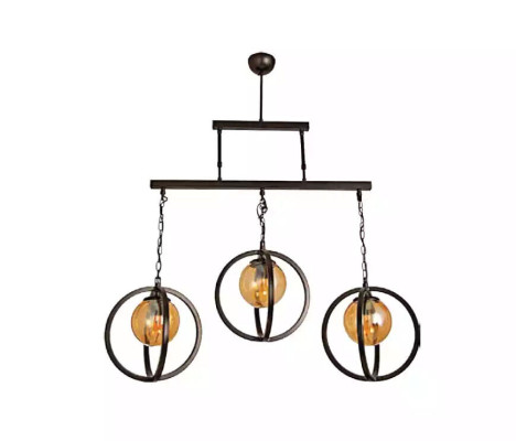 Lampada a soffitto Luster in vetro elegante per la casa, perfetta per lo stile del soggiorno.