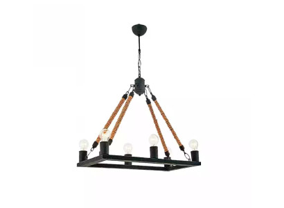 Plafoniera Lustro Lampadario Lampada da soffitto Lampada Nera Moderna