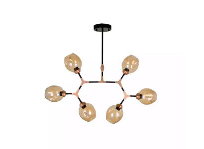 Lampadario a soffitto lampadario lampadario lampadario moderno in vetro beige nuovo