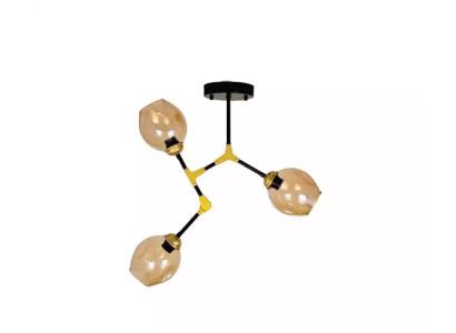 Lampadario lampadario lampada a soffitto lampadario lampade oro moderno vetro