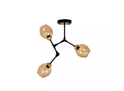 Lampadari, lampadari a gabbia, lampadari, lampade da soffitto, plafoniere oro moderno vetro