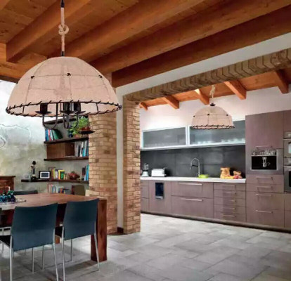 Lampada a soffitto Lampadario Lampadario Lampada Beige Moderna Corda