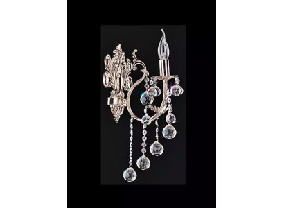Lampada da parete applique da parete applique lampadario parete lampade cristallo argento