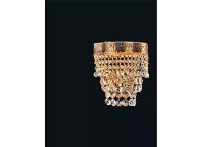 Lampada applique lampade da parete applique cristallo oro.