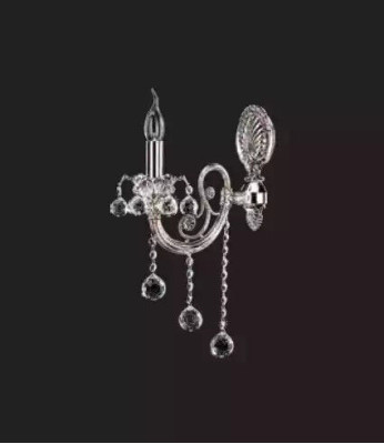 Lampada da parete applique luce da parete lampada da parete lampade a sospensione argento cristallo