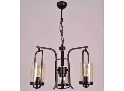 Soffitto lampada soggiorno lampadario vetro camera da letto nero lampadario a sospensione