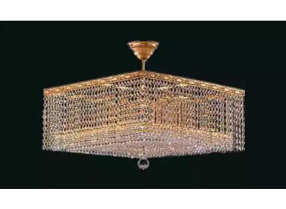 Lusso lampadario soffitto oro lampadario lampada a soffitto in cristallo arte