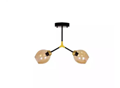 Lampade Lampadari Lampadario Lampadario Lampada a soffitto Vetro Oro Moderno