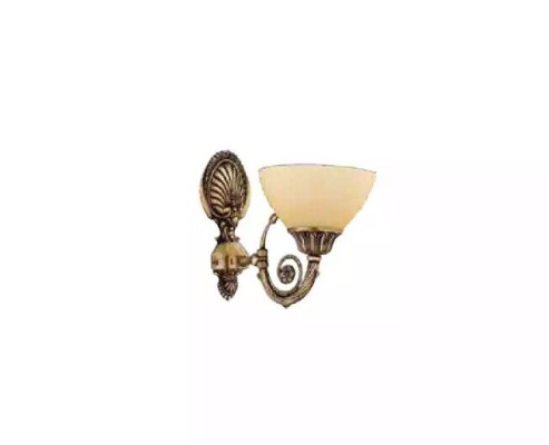 Lampada da parete Applique dorate Applique Luster Lampada da parete Beige Vetro