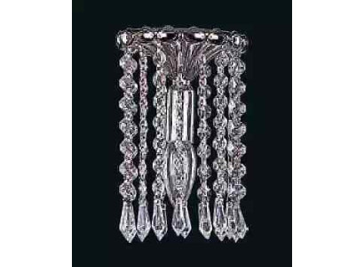 Plafoniera Lampadario Lampadario Argento Lampadario a cristallo Lampada