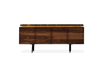Designer credenza in legno marrone di lusso per sala da pranzo