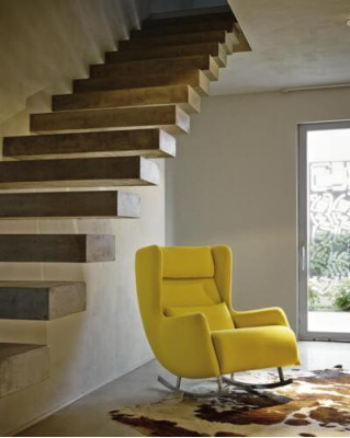 Sedia di lusso imbottita in stile italiano in legno massello arredamento moderno monoposto