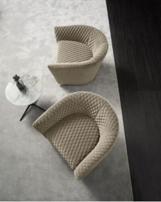 Poltrona Sedile Seduta Design Soggiorno Imbottitura Legno Imbottitura Moderno Di lusso Grigio Nuovo