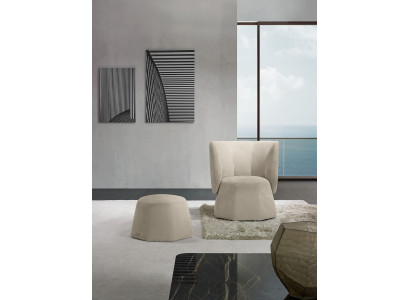 Sgabello Design Legno Mobili Italiani di Lusso Soggiorno Moderno Poggiapiedi Grigio Nuovo