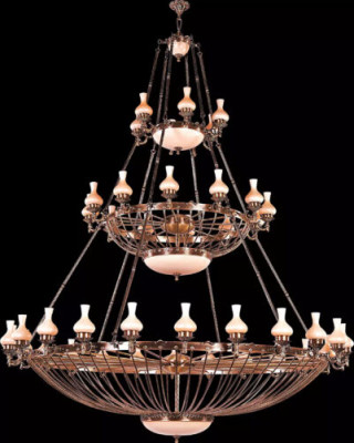 Grande lampada luminosa lampadario lampade di lusso xxl lampadario 250x300