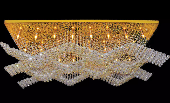 Grande lampada lampadario di lusso luci a soffitto xxl 100x200cm