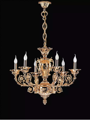 Lampada a sospensione dorata, lampada a soffitto soggiorno Lampade classiche