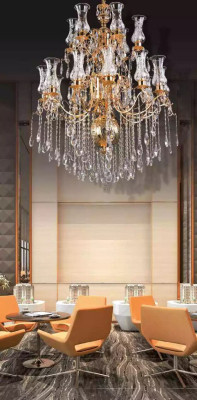 Lampadario Lampada Lampadario di cristallo Lampada a soffitto Lampade 99x155