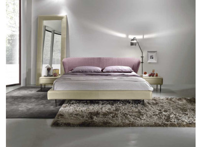 Rosa Design del letto Lussuosi letti in stile italiano Mobili moderni per la camera da letto Prianera