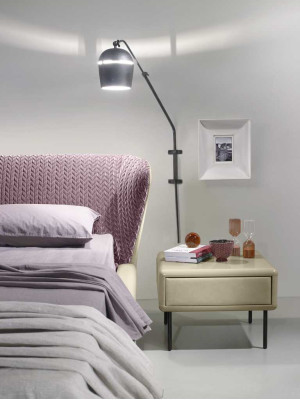 Rosa Design del letto Lussuosi letti in stile italiano Mobili moderni per la camera da letto Prianera
