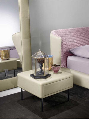 Rosa Design del letto Lussuosi letti in stile italiano Mobili moderni per la camera da letto Prianera