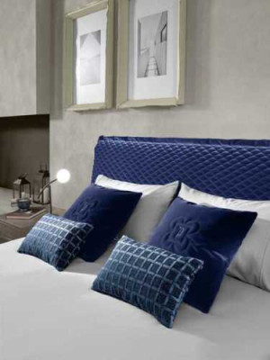 Letto matrimoniale Letti Struttura letto Letto Legno Camera da letto Blu Classico Prianera Nuovo